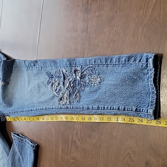 Pilcro and the Letterpress Light Blue Straight Leg Jeans - Picture 10 of 12